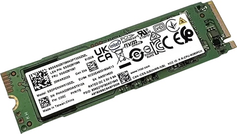 Intel SSDPEKNU512GZl 512GB NVMe SSD - CeX (UK): - Buy, Sell, Donate
